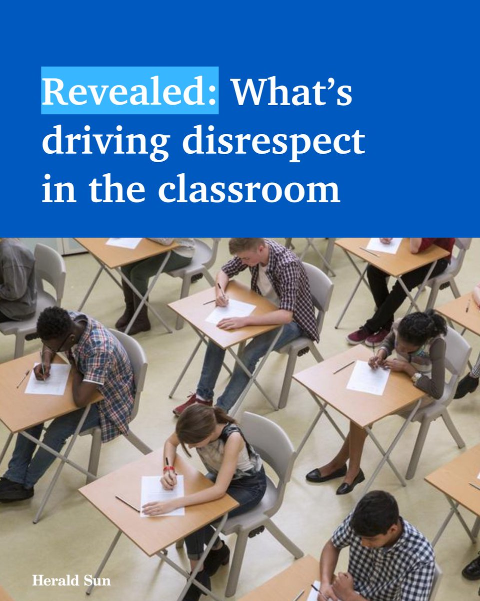 Teachers are being abused, threatened and bullied regularly by students and their parents, with lenient consequences for bad behaviour among the issues driving disrespect in schools > bit.ly/3WnpafF