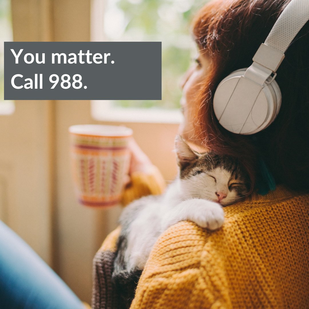 Today marks the start of #MentalHealthAwarenessMonth.
 
If you know someone who is struggling, let them know they’re not alone.
 
If you or someone you know needs #mentalhealth support, call or text 988 at any time, for any reason. #988Lifeline