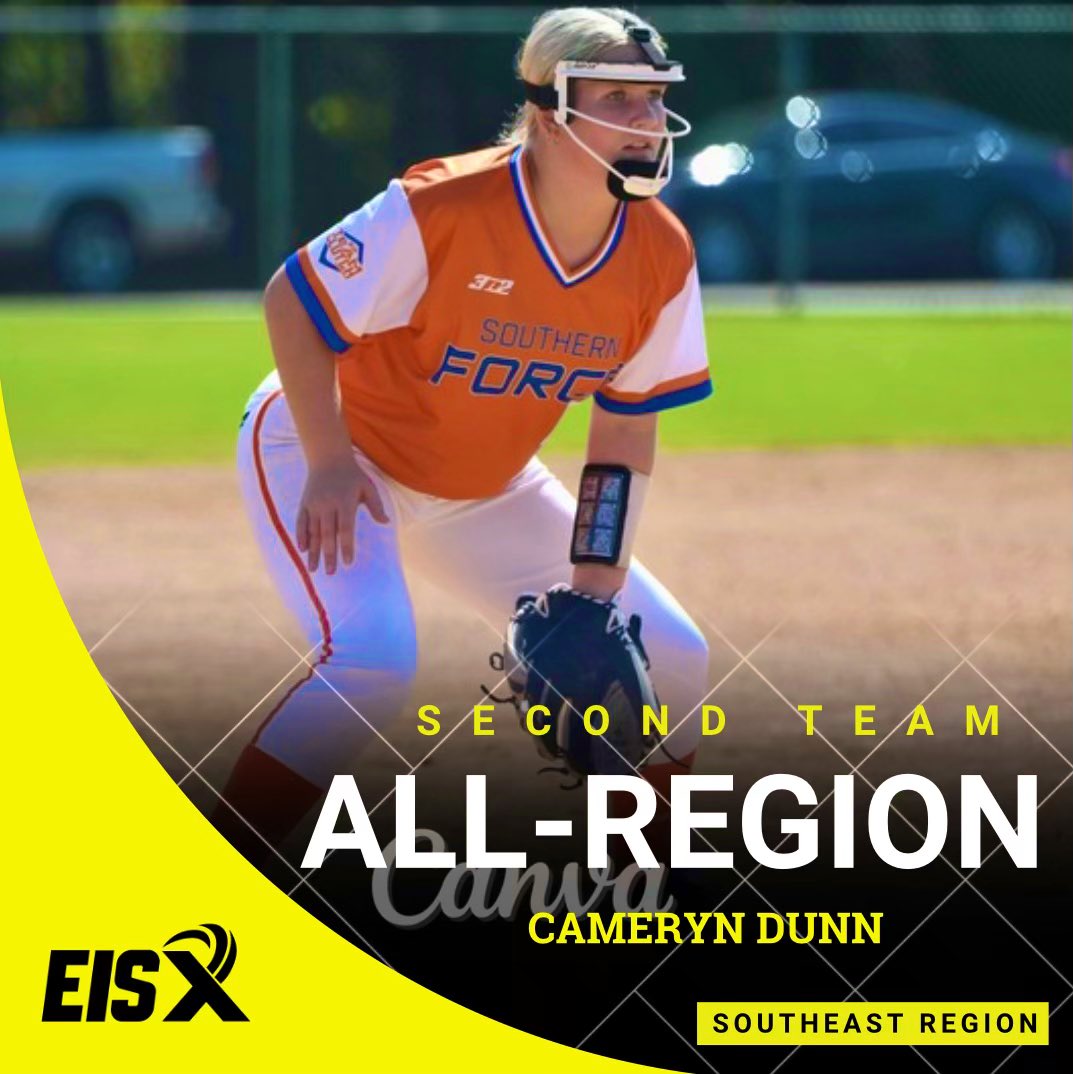 I am so thankful for being nominated in the Extra Innings Regional Position Ranking for the Second Team in the Southeast Region!! 💪💪
💙🤍🧡
@SouthernForce09 @ExtraInningSB @SoftballDown @NCAASoftball