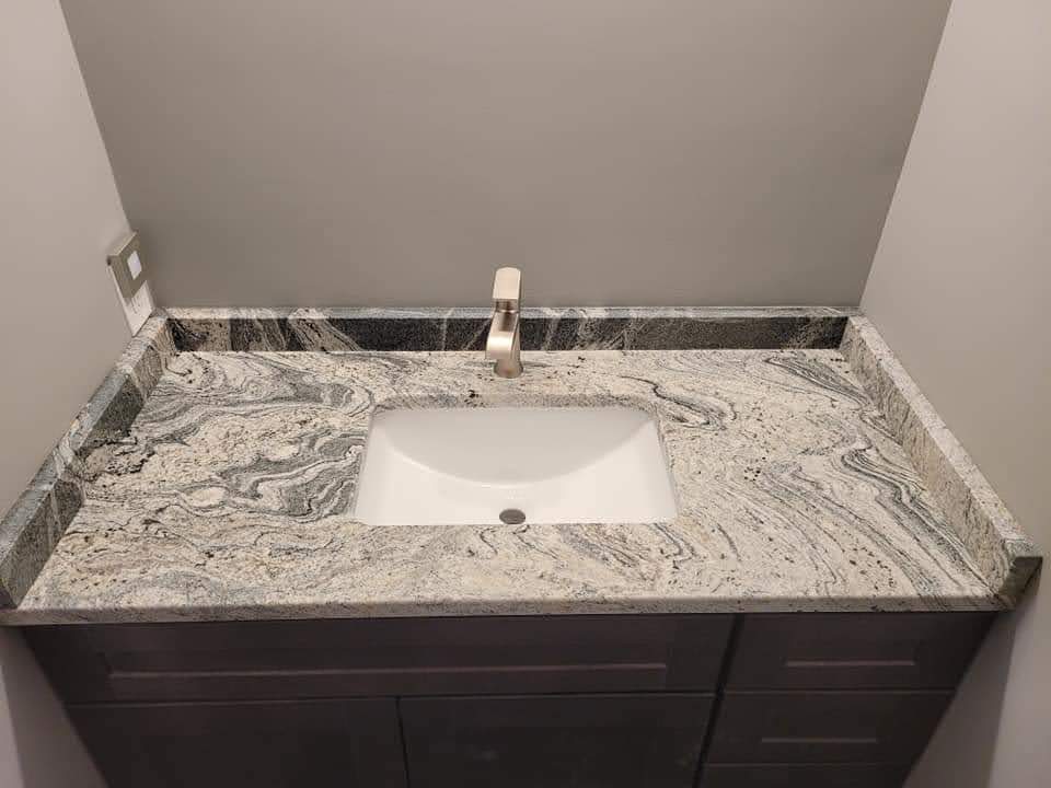 Take the opportunity to choose the perfect Natural Stone for your Bathroom.  
#anothergreatjobbyrogan 

#rogangranite #granite #marble #quartz #nwi #Chicago #theregion #graniteisart
