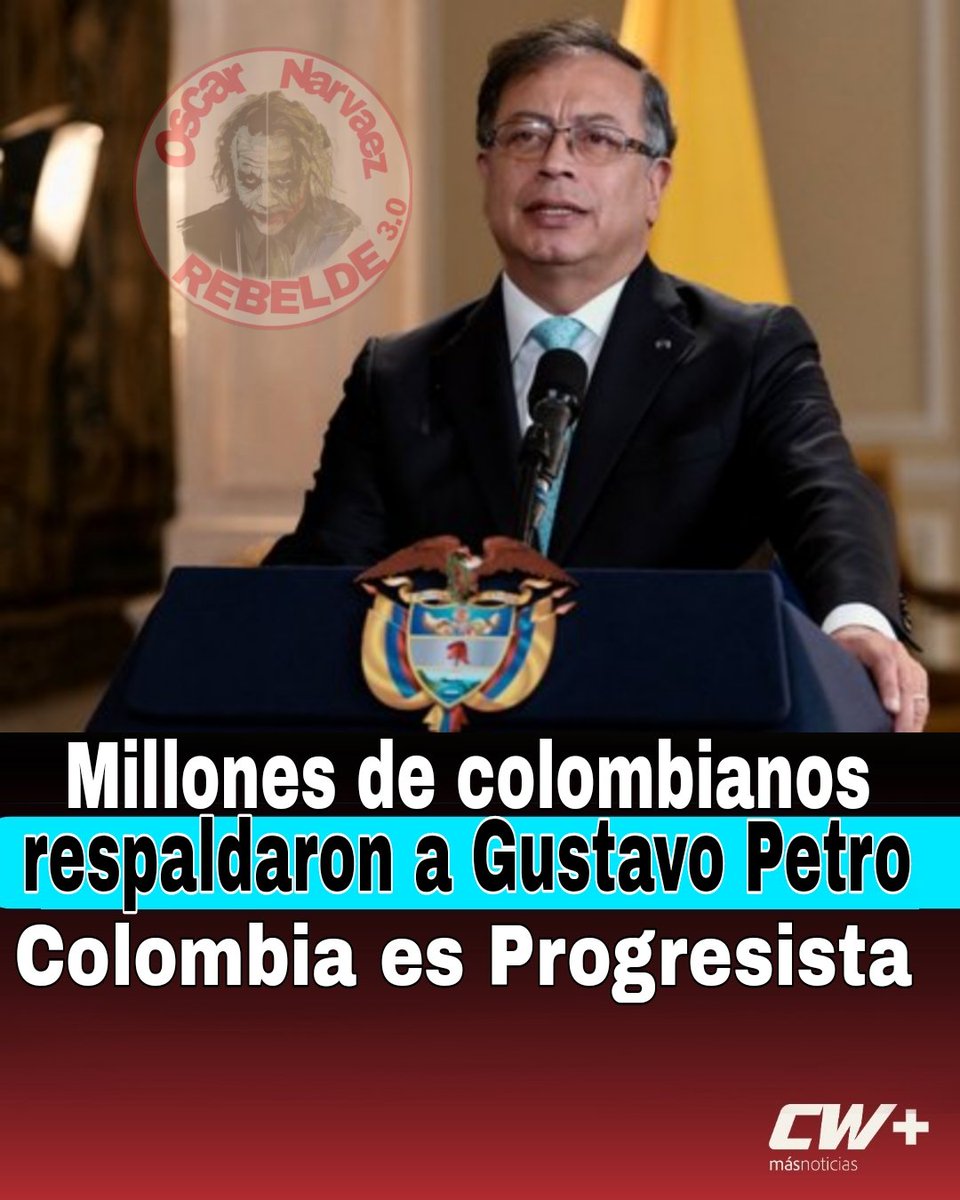 #LeMarchoAlCambio #1DeMayo #DiaDelTrabajador Israel Gustavo Petro presidente viva Colombia #LloratonUribista Colombia es Progresista, no les quepa la menor duda...VIVA COLOMBIA..!! 🇨🇴🇨🇴