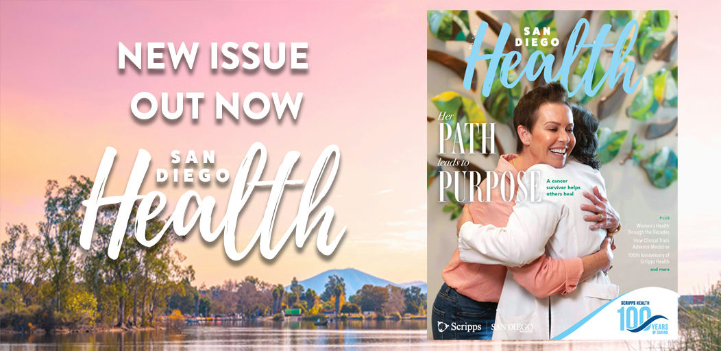 The newest edition of San Diego Health Magazine is here! Prioritize your health this spring. 🌸 This issue offers expert tips on creating a wellness routine, making healthy changes and exploring telemedicine options. Check out the highlights ➡️ scripps.org/sdhealthtw