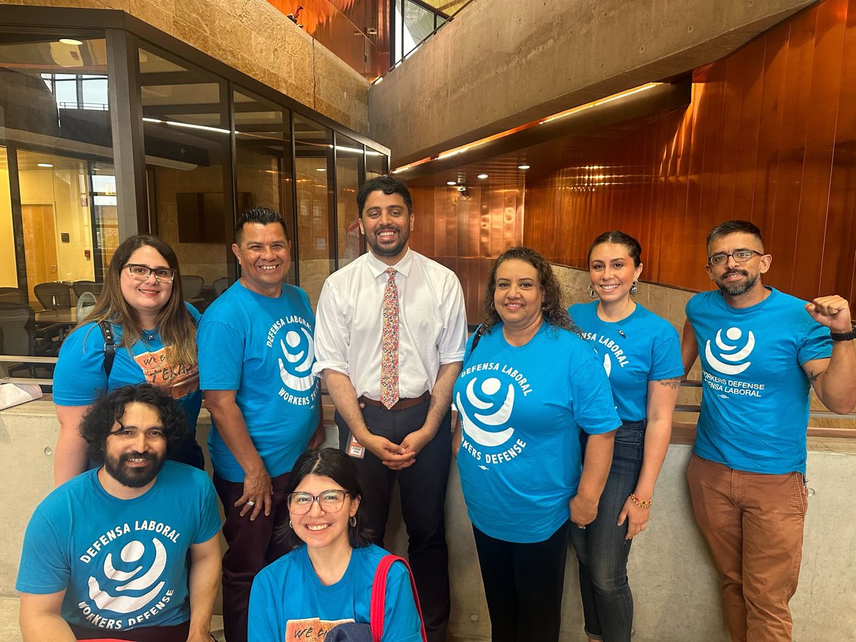 Today, on #MayDay, or #InternationalWorkersDay, I met w Workers Defense Project & reaffirmed my opposition to #SB4 & how important it is to make sure we do everything we can to blunt this assault on immigrants. Today, & every day, we will continue in the fight for workers rights.