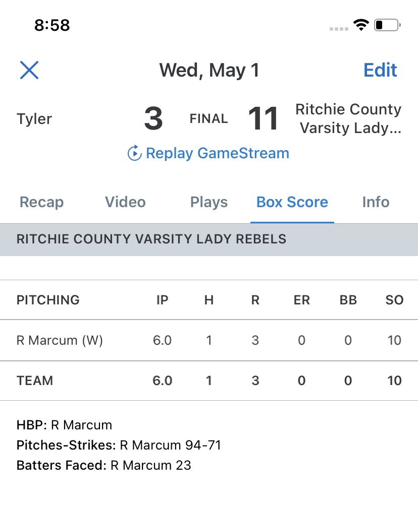 RocklynM11's tweet image. Took a 3-1 loss against St. Mary’s so that put us playing Tyler again tonight. Fellow freshman hit a walk off home run ending the game! 
#wvprepsb #vaunity