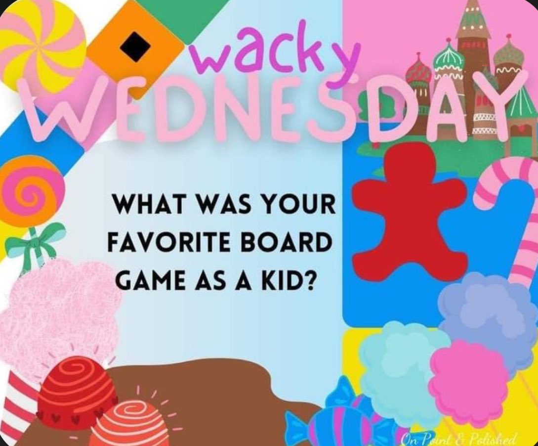 🤔
My favorite board game would probably be AGGRAVATION! 
#boardgames #wackywednesday