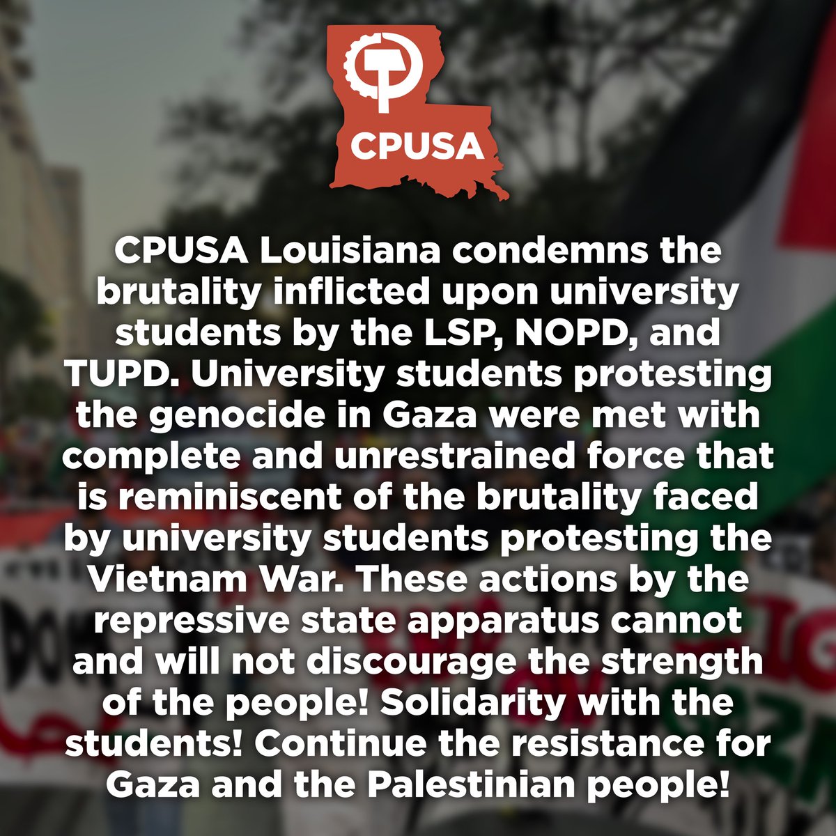 Louisiana Communist Party 🐊☭ (@cpusa_la) on Twitter photo 