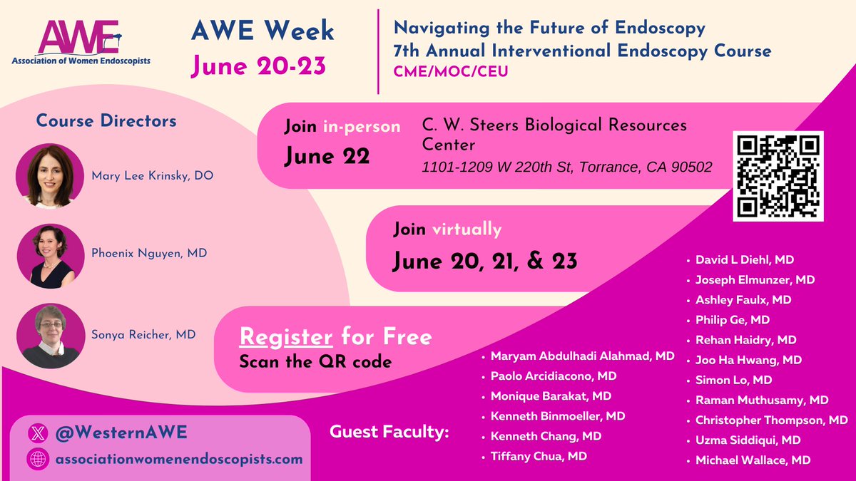 🌟 Still buzzing from @UzmaSiddiquiMD insightful talk at AWE Week 2023? We are too! Get ready to build on those memories at AWE 2024! 🚀#womeninGI 👩‍⚕️ Join us for another year of groundbreaking sessions and insights. Don’t miss out on what we have planned!youtu.be/yzu_gbmH5Gw