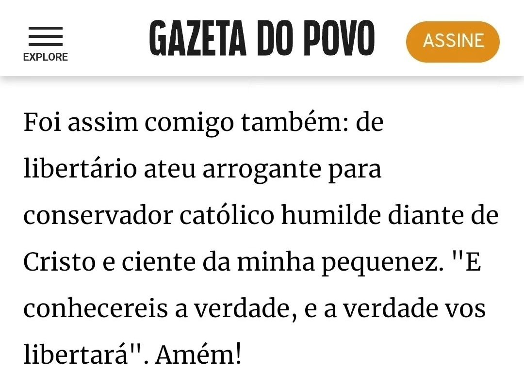 BEM-VINDO, RODRIGO CONSTANTINO! Muitos famosos, intelectuais e jornalistas encontram a verdadeira religião. Soubemos agora da conversão de Constantino. Rezemos uma Ave Maria em ação de graças porque mais este filho estava morto e reviveu; estava perdido e foi encontrado. 🙏