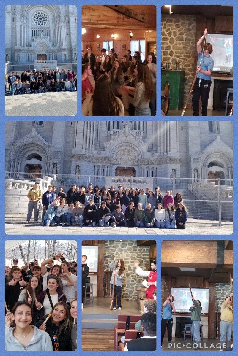 HS French immersion students are having a great time touring in Quebec City this week!  @ocsbDL #ocsb