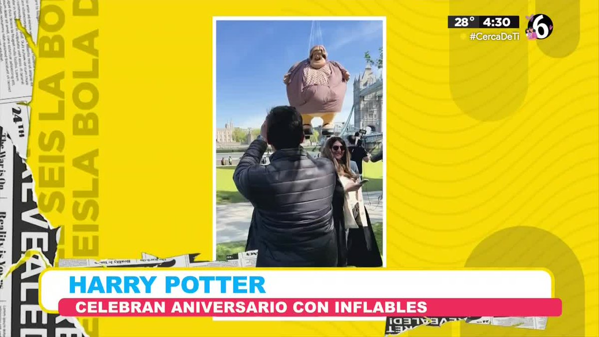 Celebran aniversario de Harry Potter con inflables #Laboladel6 ➡ tinyurl.com/yujsqm75