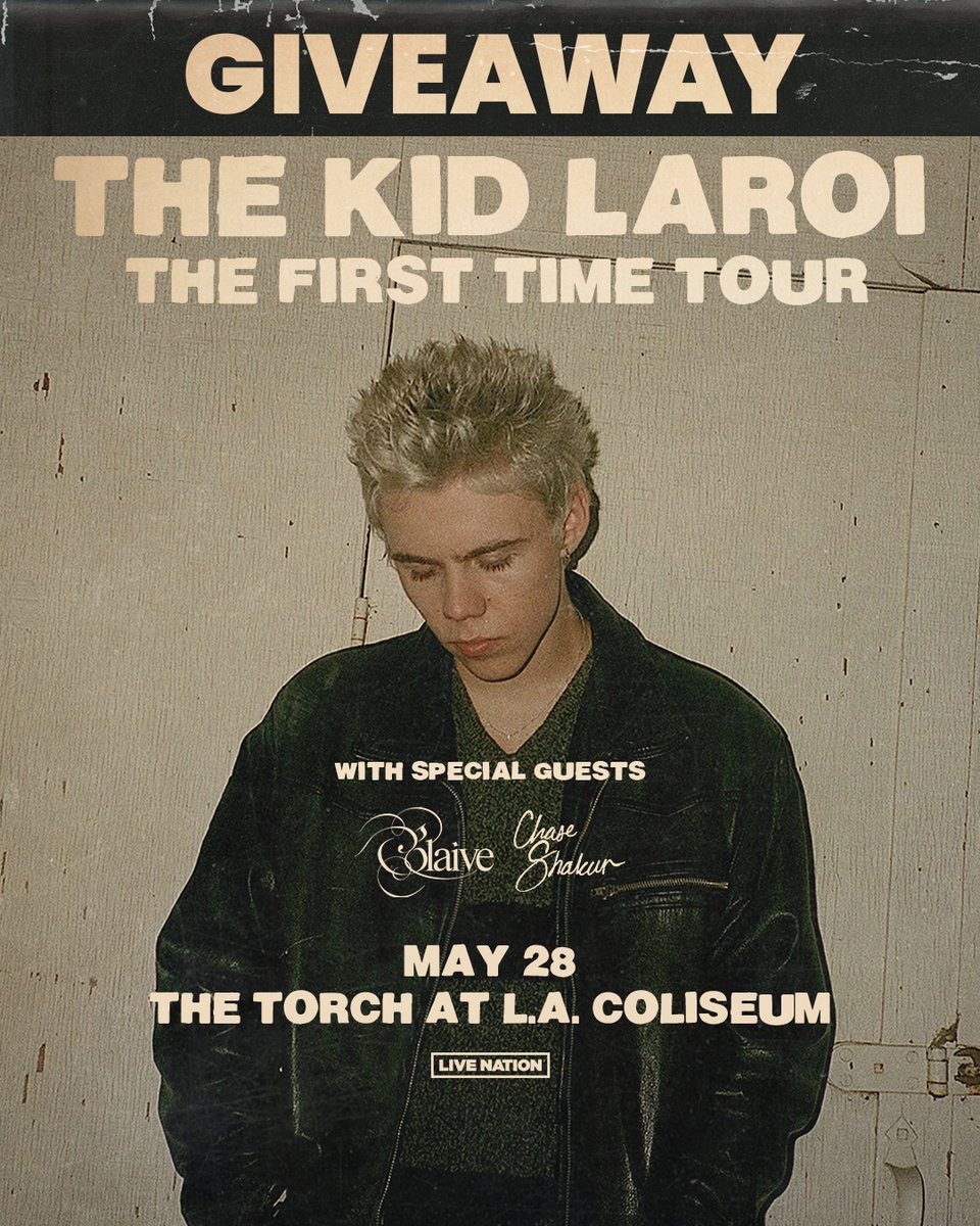 We're giving away a pair of tickets to The Kid LAROI at The Torch on Tuesday, May 28 - visit our Instagram page to enter! Contest ends 5/7 at 11:59pm PST: instagram.com/thetorchla/