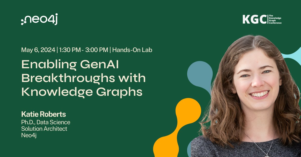 🔥 See you next week at @KGConference? @BarrasaDV will be delivering the keynote, and Katie will give a hands-on LAB about #Knowledgegrapgs and #GenAI (of course!). See you!