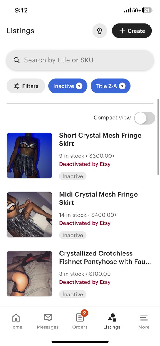 @iJaadee @dbleudazzled @Etsy @etsystatus ALL OF THEM. It’s crazy cuz the skirts are the most hand made of all! Meanwhile my knock offs are all over the site with my photos and so are PLAIN FISHNETS which are obviously not handmade. I’m sad but I’m sick of constantly getting emails saying I’m flagged.