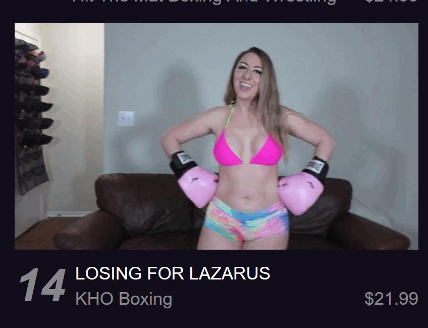 Happy to see some clips doing really well on C4S, including the current #1 spot is the female boxing category thanks to @MsFaithShalynn! And other top spots in the mixed boxing category with @zivafey @DakotaCharms & @ladylazarusssss Thank you guys! clips4sale.com/studio/244705/…