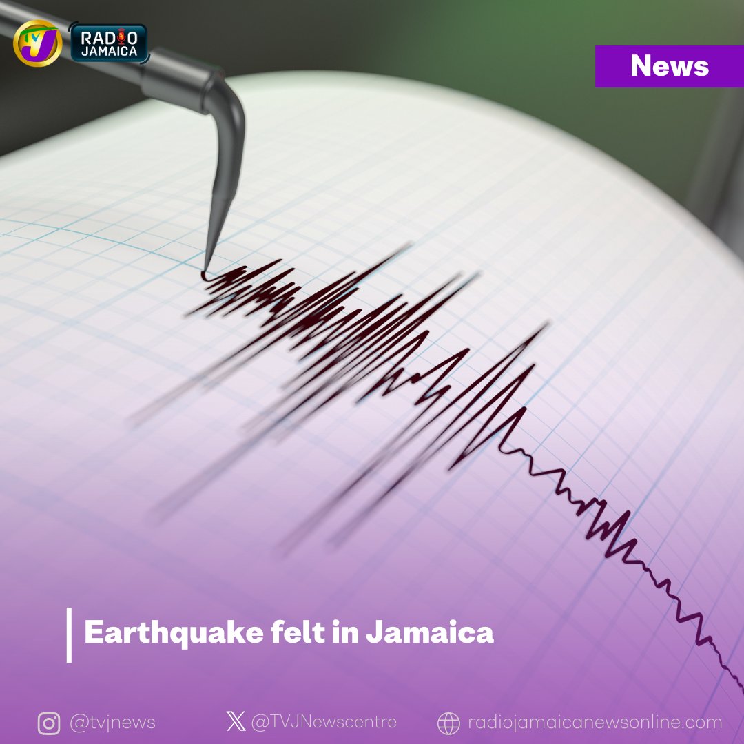 An estimated 4.3 magnitude earthquake was recorded in Jamaica a short while ago. Did you feel it?

#TVJNews #RadioJamaicaNews