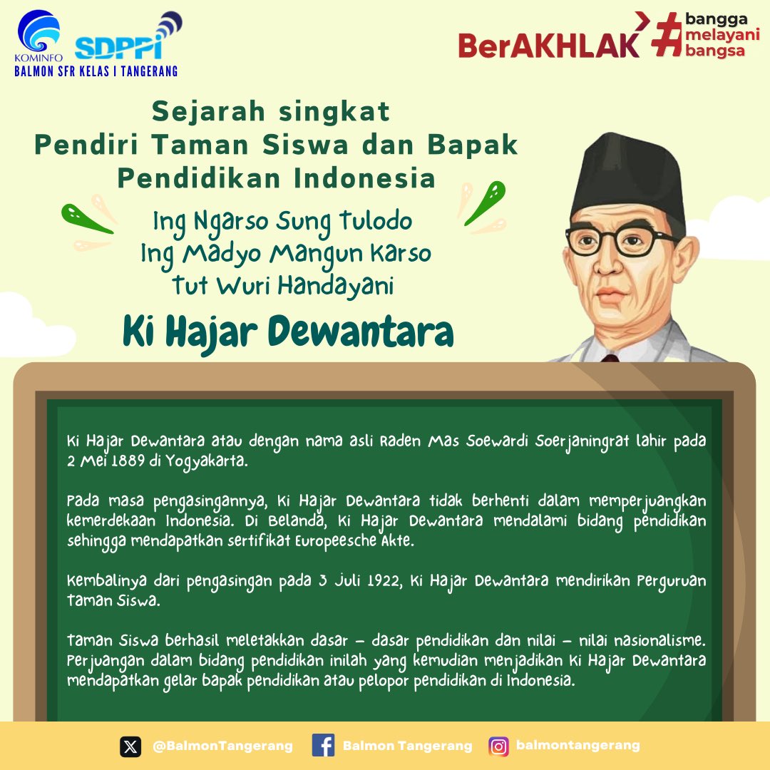 Halo #SahabatFrekuensi

Selamat Hari Pendidikan Nasional! ✨
Hari Pendidikan Nasional adalah momentum penting untuk merayakan prestasi, mari terus berjuang untuk menciptakan masa depan cerah dan membangun komitmen untuk meningkatkan sistem pendidikan kita

#HariPendidikanNasional