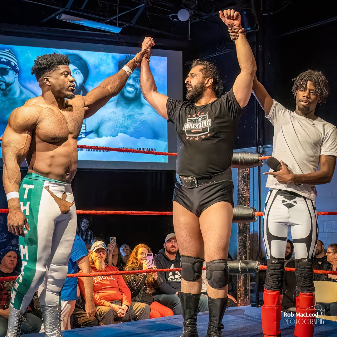 After ASW Three Way Dance, a new #1 Contender was anointed... Three former ASW Heavyweight Champs met in the Abbotsford ring After unsuccessful interference from @AzeemTD, and distraction impacted @MightyLokombo, @ASWJalandhar took control and won #1 Contendership status…