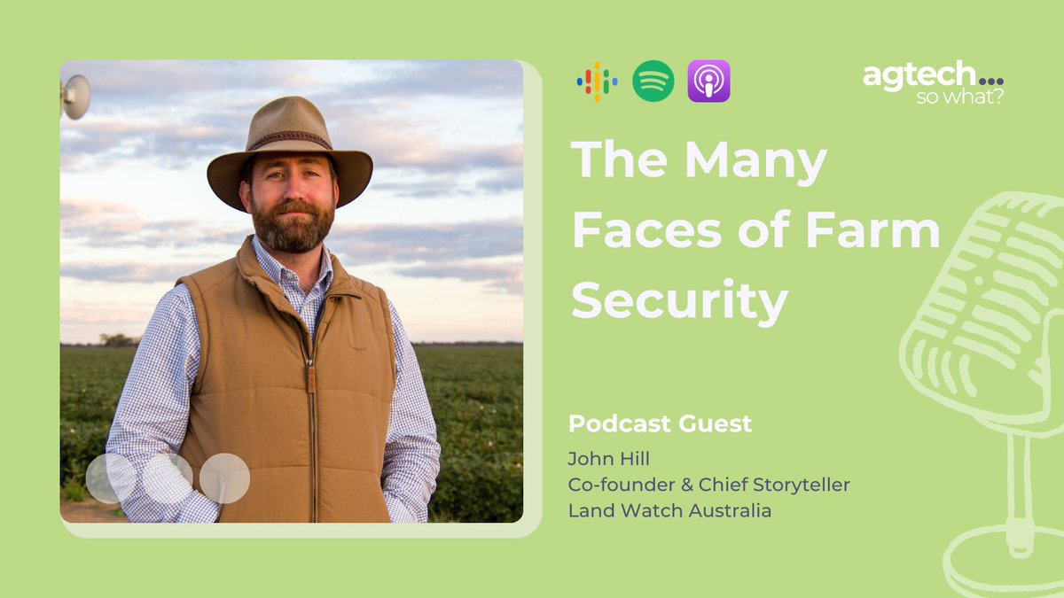 📹Not all #agtech is flashy. In our latest episode, John Hill of @LandWatchAus delves into how cameras are battling everything from stock theft to environmental challenges. 👇 tenacious.ventures/insights/the-m…