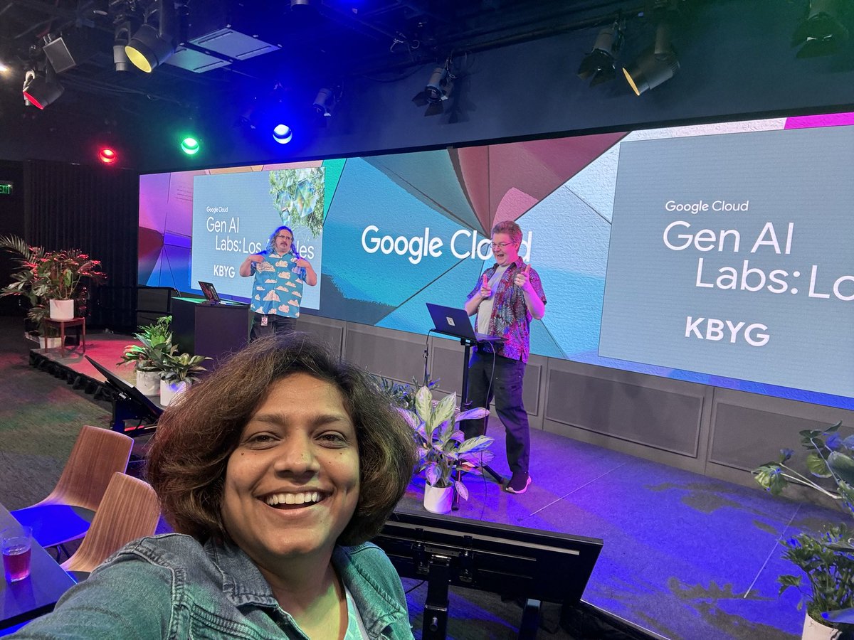 🤩 Some fun in @Google LA office today, we ran a @googlecloud Gen AI workshop with 100+ developers using Gemini CodeAssist! #genai #gemini
