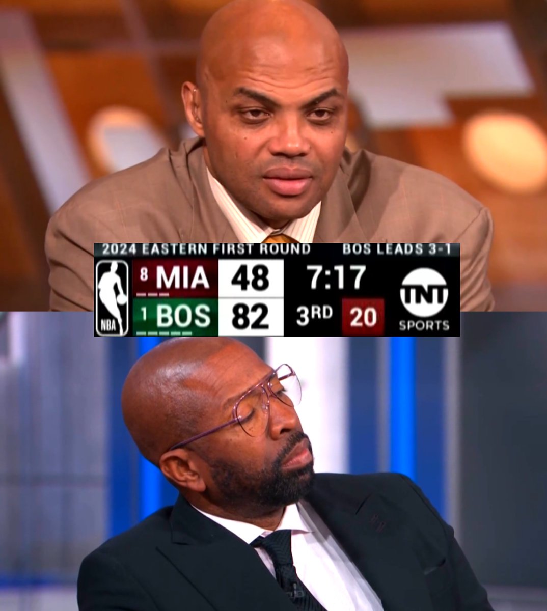 Heat-Celtics Game 5 has been a total snoozefest 😴