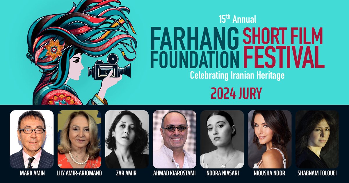 Announcing the 15th Annual Farhang Short Film Fest and this year's esteemed jury panel. Submission now open through July 29 at FarhangFilmFest.org Don't miss your chance to compete for cash prizes up to $10,000.