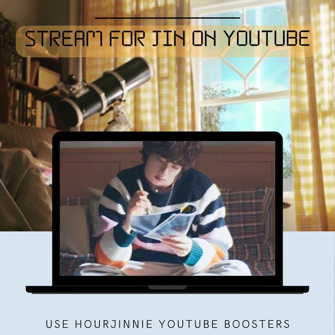 [STREAMING: YOUTUBE] Update re April goals 🌸 Stream at least 1 Jin playlist DAILY using one of our boosters below! 💿 Boosters are focused on TA + another Jin song of your choice. The Astronaut 108M ➡️ 110M GOAL (1.1M needed) 💿 youtube.com/playlist?list=… Super Tuna 94.7M ➡️…
