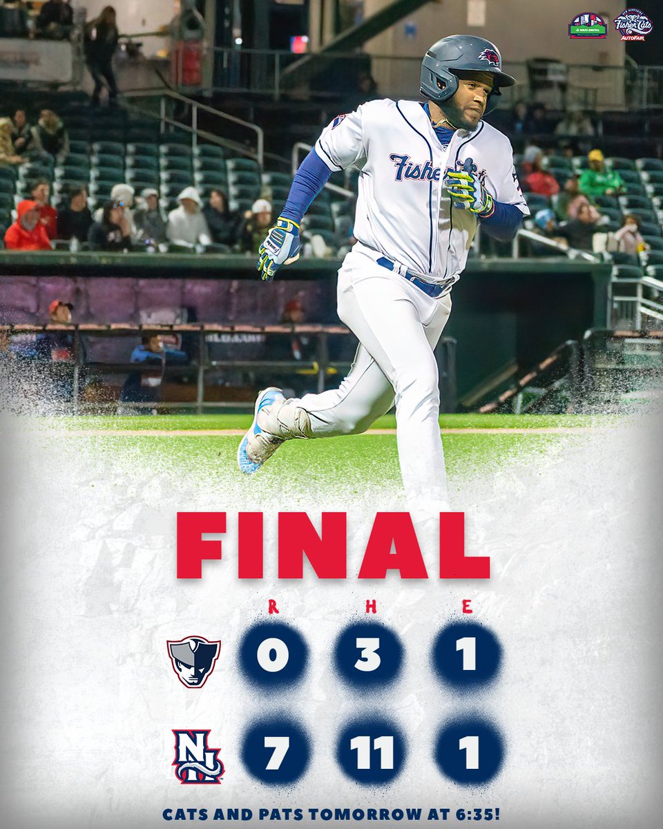 Back in the win column 💪 First shutout W of 2024! Rock solid pitching performances from @devharrison3 (5 IP, 2 K), @h_gregory33 (3 IP, 3 K) and Ryan Boyer blank Somerset ➕ Our offense goes 7-for-12 with RISP! Catch the Cats tomorrow at 6:35! #ScratchingtheSurface