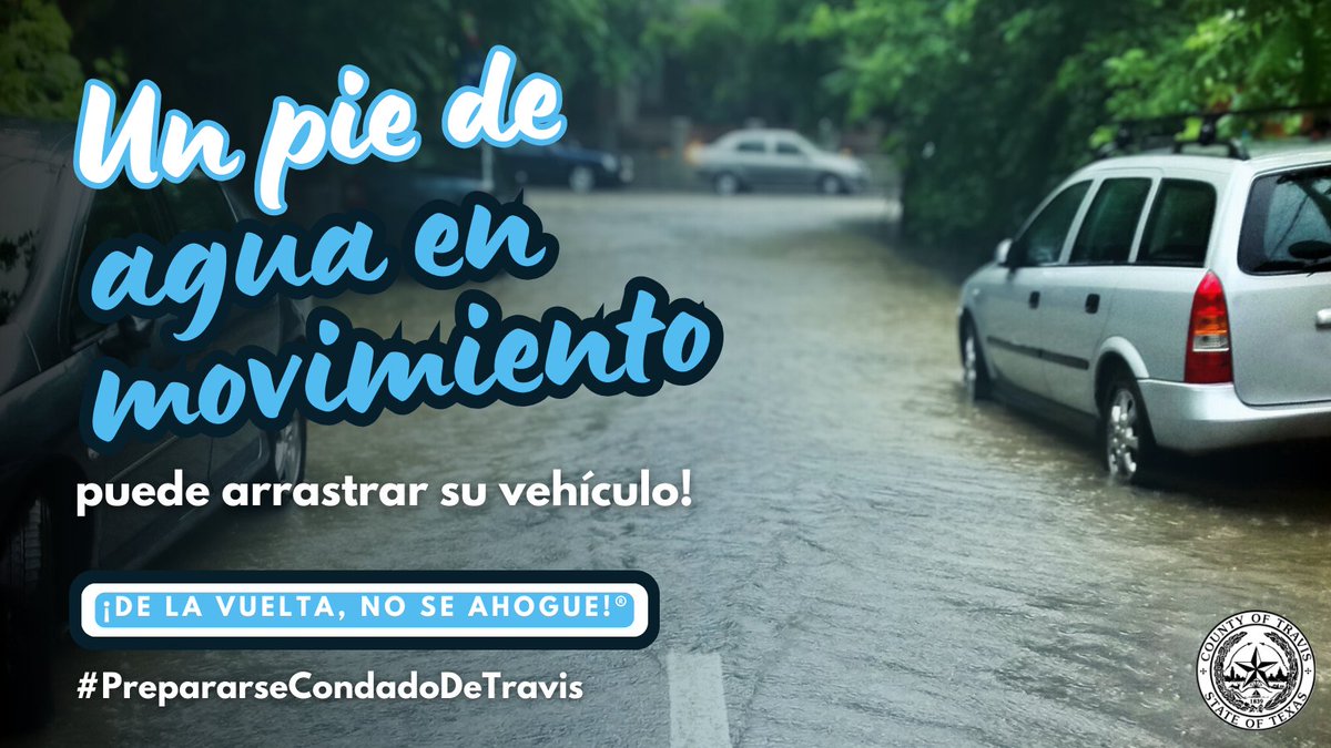 (5/1) It’s a rainy night in #TravisCounty!

✔️ Check atxfloods.com for closed roads
✔️ Follow @NWSSanAntonio for updates
✔️ Stay indoors
✔️ Sign up for alerts at warncentraltexas.org

🚗 If driving:

✔️ Avoid flooded roads. #TurnAroundDontDrown