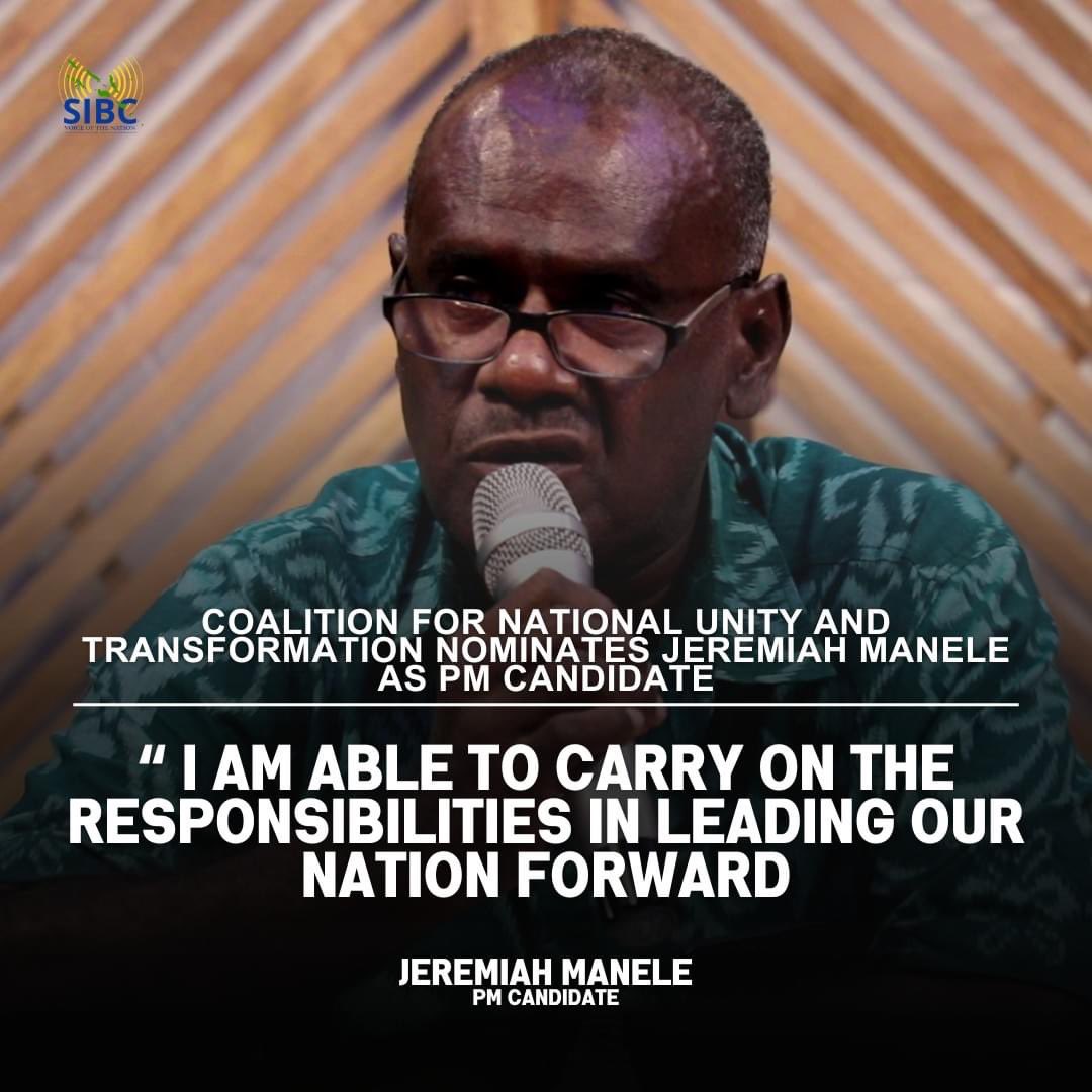 Jeremiah Manele is the next Prime Minister of the Solomon Islands after being voted in by 31 members of the 12th Parliament. Manele is from previous PM Sogavare’s Party and the head of the new coalition GNUT. @newsroom_the @stephendziedzic @SophieMak1 #solpol