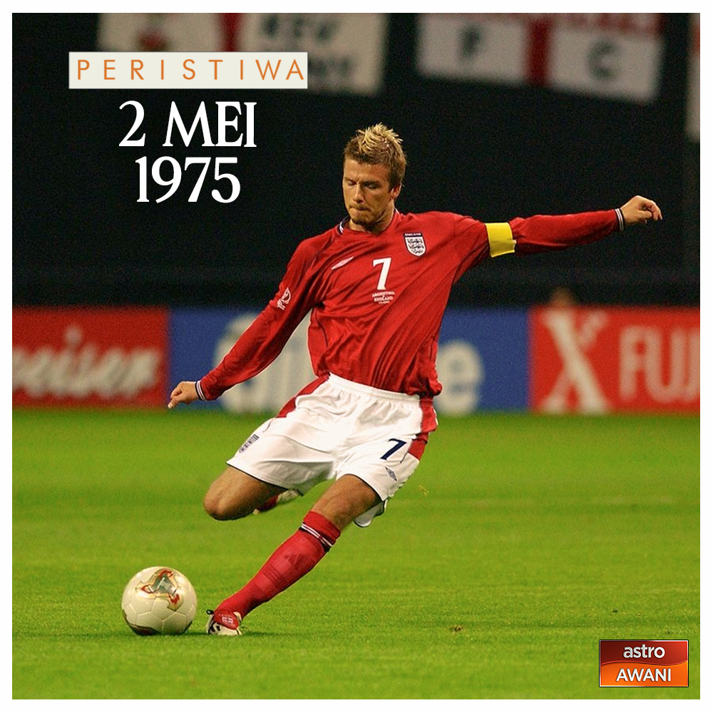 Hari ini 49 tahun yang lalu, David Beckham dilahirkan.

David Robert Joseph Beckham lahir di Leytonstone, London, anak kepada David Edward Alan “Ted” & Sandra Georgina. Kedua-duanya penyokong tegar Manchester United & nama tengah “Robert” diberi sempena legenda Red Devils, Sir…