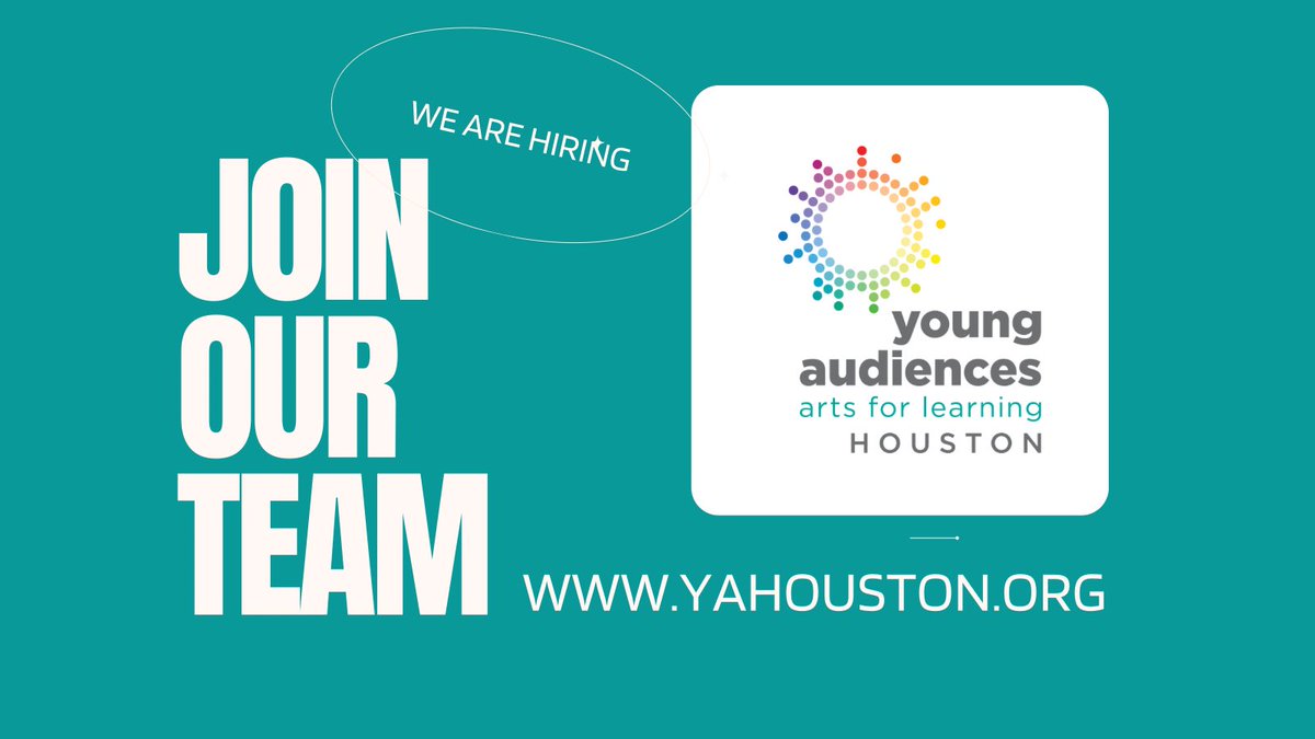 Now Hiring: Director of Programs Learn more and apply today to join our team! yahouston.org/jobs #NowHiring #NonprofitJobs #Houston #ArtsEd