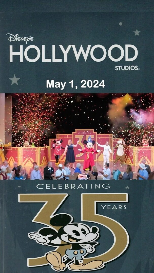 Disney’s Hollywood Studios celebrated its 35th Anniversary with a special moment at Theater of the Stars on Sunset Boulevard with Sorcerer Mickey Mouse and friends. 

#DisneysHollywoodStudios35 DisneysHollywoodStudios #HollywoodStudios #WaltDisneyWorld #MickeyMouse 
invited media