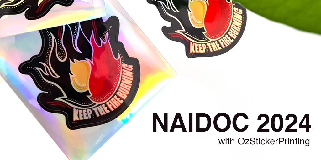 Our custom #HolographicStickers made the perfect impact for this year's NAIDOC theme!🦄🦄

We are thankful that #OzStickerPrinting collaborated with Little Butten, a rising creative artist from Quandamooka Country.✨

READ the blog here. littlebutten.com/blogs/news/nai…

#blogs #au