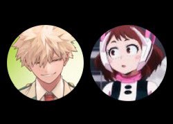 I love the order of this because I can imagine that being Ochako’s reaction at first if she ever saw Katsuki’s genuine smile 😂