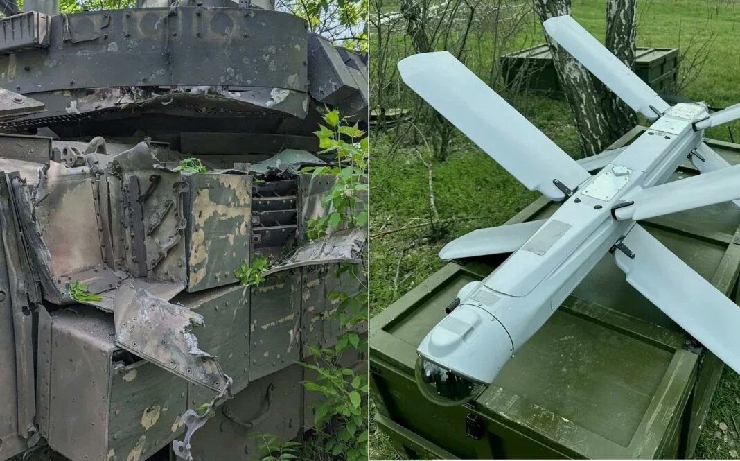 Russian Lancet,
No match for Bradley❗️

A Russian Lancet loitering munition, better known as a suicide drone, struck a Ukrainian Bradley, but the infantry fighting vehicle’s armour saved the crew and prevented significant damage.