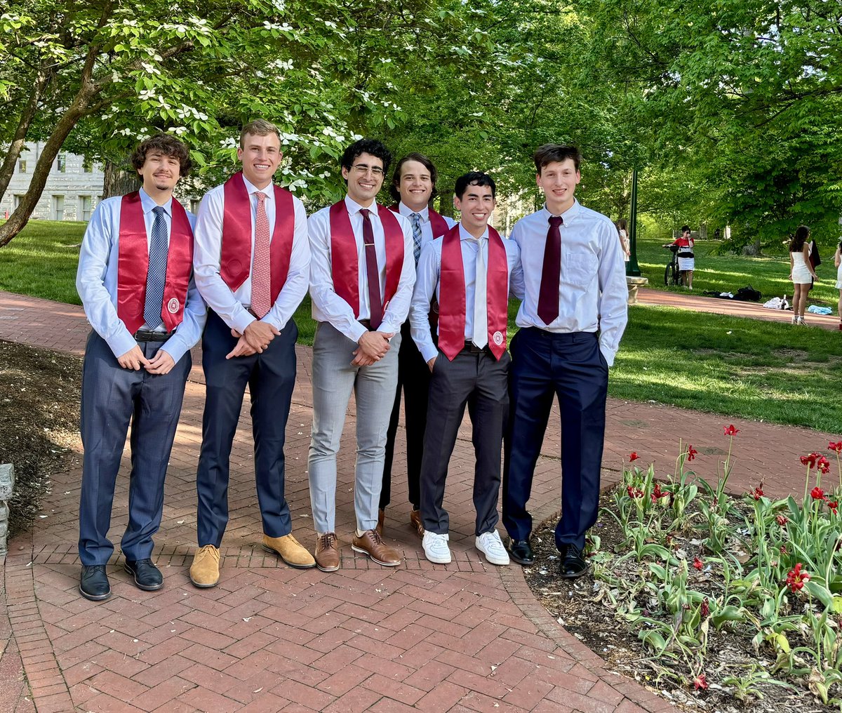 👇🏽This is one of my BFF’s sons preparing for graduation at Indiana University—doesn't look like any protests going on at their school. 🙏🏽

*Congratulations, Mason. 👌🏽☺️