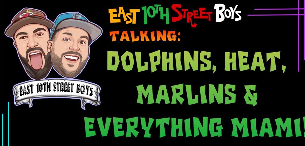 A new episode of East 10th Street Boys goes live at 9:30PM EST! @BobbyFinsTalk & @aj_atia react to the #MiamiHeat elimination from the #NBAPlayoffs - is it time to “blow it up”? They also grade the #MiamiDolphins #NFLDraft Tune in: youtube.com/live/D6CKqfs5U… #HEATCulture #GoFins