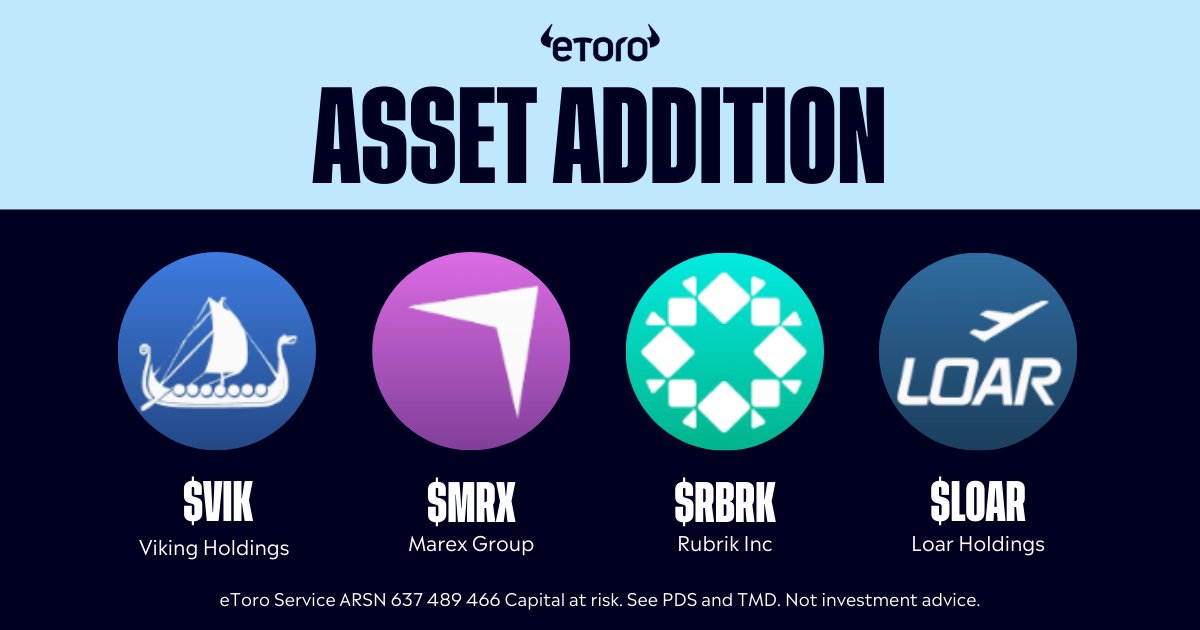 📢We've just added 4 new IPOs to our platform. 💃🕺 $MRX ➡️A global commodity broker specializing in energy, metals, and agriculture markets. $RBRK ➡️A cloud data management company delivering backup, recovery, and protection services. $LOAR ➡️A diversified holding company…