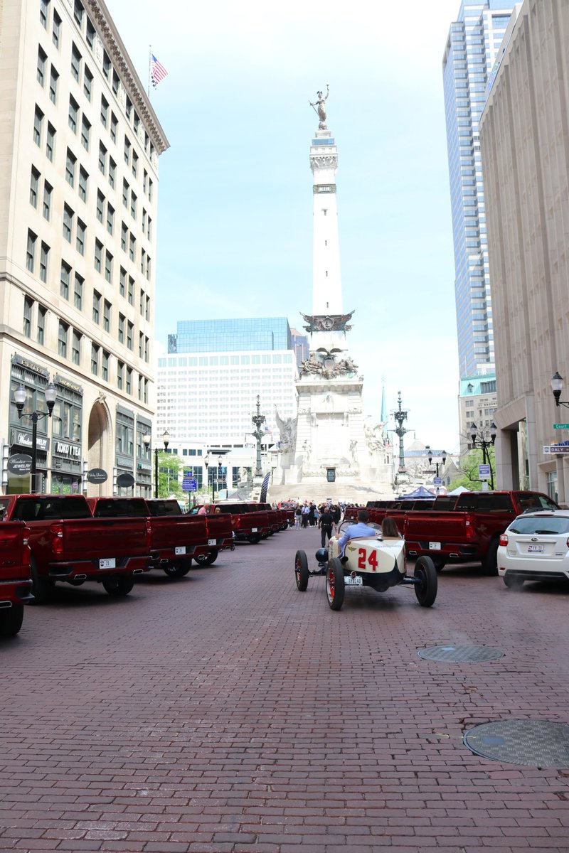 #ThisisMay 🏁 Was thrilled to join @Catchin24, @jdouglas4, @IndyDT, and @500Festival to kick off the Month of May in Indianapolis. The countdown to the 108th running of the Indy 500 is on!