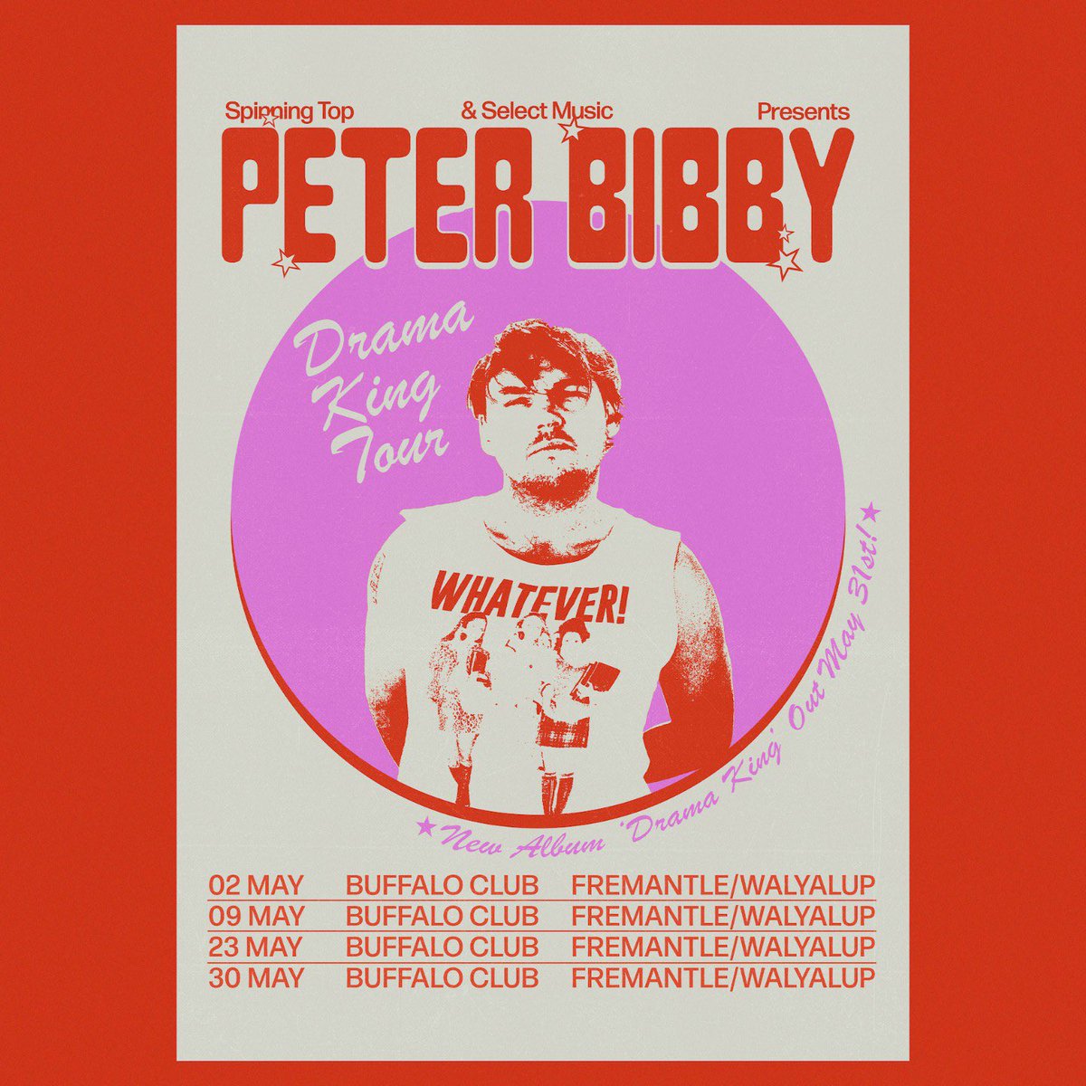 ⏰ Peter Bibby’s residency at Fremantle’s Buffalo Club starts TONIGHT ⏰ Come one, come all! Doors at 7pm, Dennis Cometti at 7:45, and Bibby's on at 9🌚