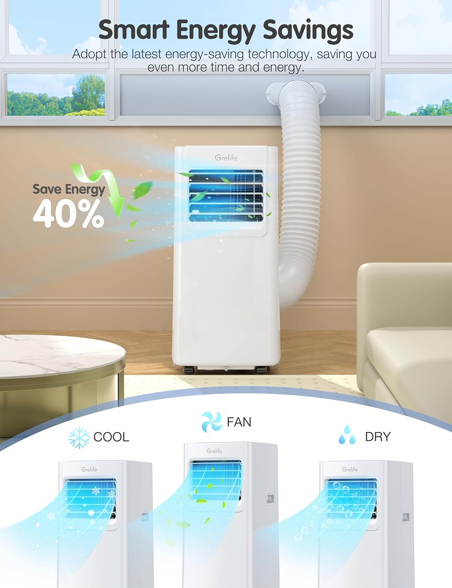 8000BTU Portable Air Conditioner for $199.99, reg $399.99! -- Use Promo Code 50FX1NDE fkd.sale/?l=https://amz… 12pk of Shoe Storage Containers for $23.99, retail $50! Use promo code; 20BO8TID fkd.sale/?l=https://amz…