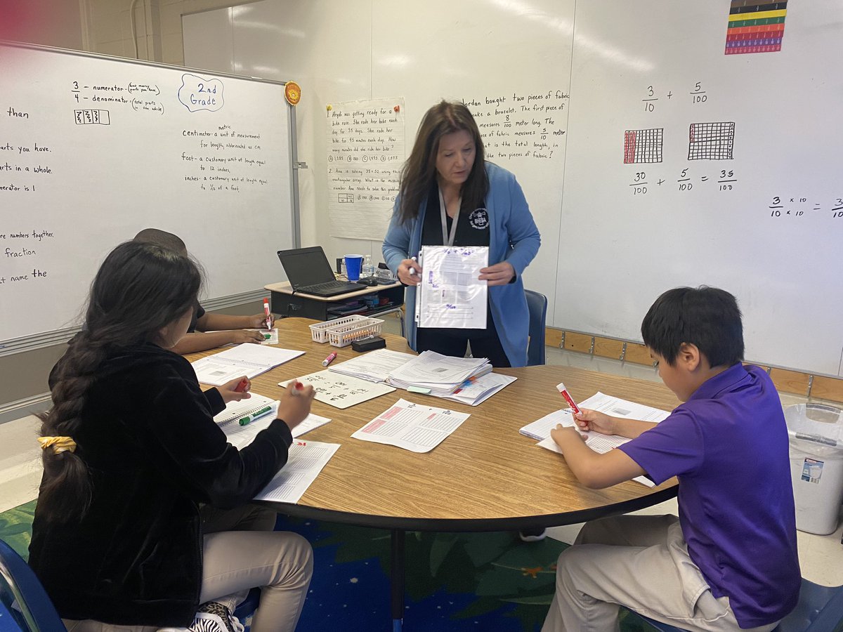 The UCPS Focus Plan is proven to achieve school transformation: #3 step is daily intensive math tutoring. Shout out to Dr. @boatcandice & the @BentonHeightsES team for executing this strategy in 4th grade with urgency every day.👏🏽
#BetterwithWe #teamUCPS