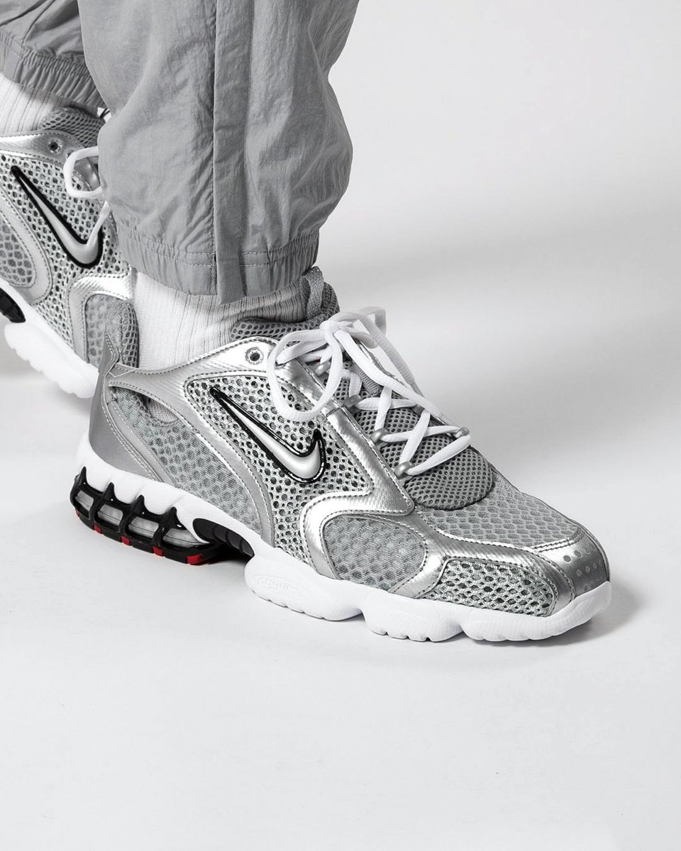 UNDER RETAIL 🔥 30% OFF + free shipping on the Nike Air Zoom Spiridon Cage 2 'Metallic Silver' BUY HERE: bit.ly/4a43998