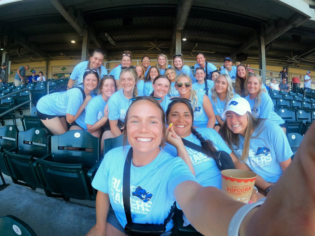 Blue Raiders supporting @LWCBaseball 💪