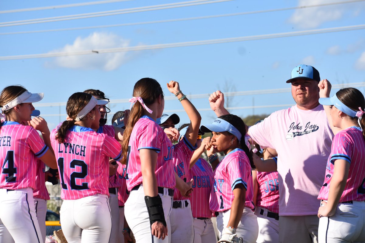John Jay EF Varsity Softball (@jjhssoftball) on Twitter photo Final: John Jay 8, Carmel 4
<a href="/MorganDoughty/">Morgan Doughty</a> 2-3 2R RBI
<a href="/BriannaMarte14/">Brianna Marte</a> 2-3 2B 2R RBI
<a href="/lydwyer07/">Lyla Dwyer</a> 2-4 R 2RBI
<a href="/KatieBarosa/">Katie Barosa 2026</a> 7IP 8H 4R 0BB 8K
Great bounce back win, but even better playing & fundraising for <a href="/MilesofHopeBCF/">Miles of Hope</a> 🎀💕 THANK U to all who donated 🫶🏼
#HoldTheRope Final: John Jay 8, Carmel 4
<a href="/MorganDoughty/">Morgan Doughty</a> 2-3 2R RBI
<a href="/BriannaMarte14/">Brianna Marte</a> 2-3 2B 2R RBI
<a href="/lydwyer07/">Lyla Dwyer</a> 2-4 R 2RBI
<a href="/KatieBarosa/">Katie Barosa 2026</a> 7IP 8H 4R 0BB 8K
Great bounce back win, but even better playing & fundraising for <a href="/MilesofHopeBCF/">Miles of Hope</a> 🎀💕 THANK U to all who donated 🫶🏼
#HoldTheRope