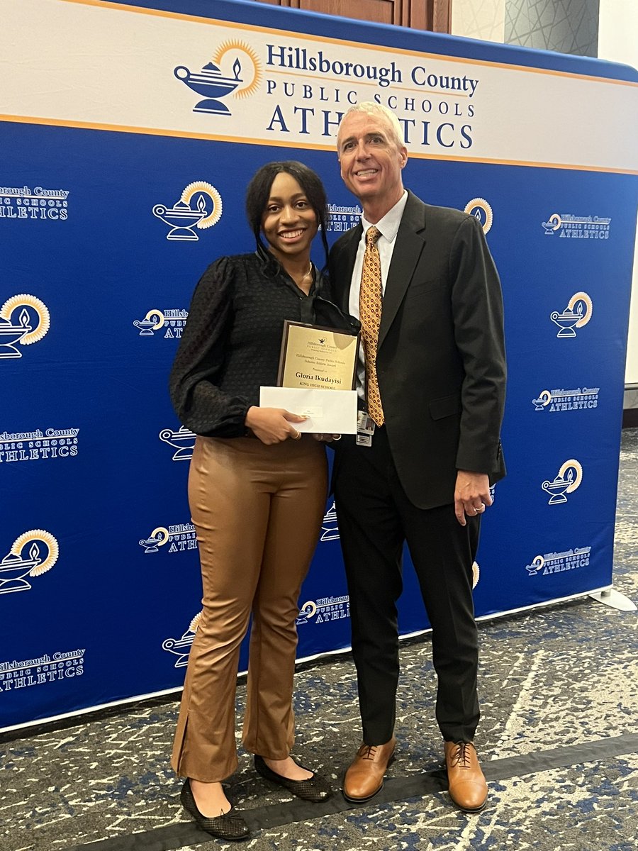 Very proud of our Scholar Athletes with all of their accomplishments! Congratulations to Gavin Beck and Gloria Ikudayisi!!