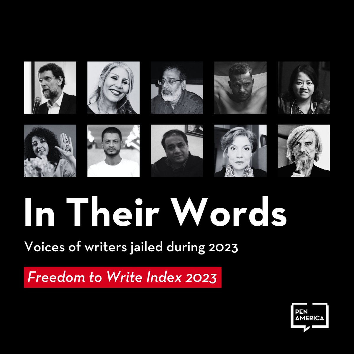 In each edition, the Freedom to Write Index profiles writers jailed during the year, alongside analysis of free expression globally. As many remain behind bars, this year we return to their words to renew calls for their immediate release. Read: pen.org/report/freedom…
