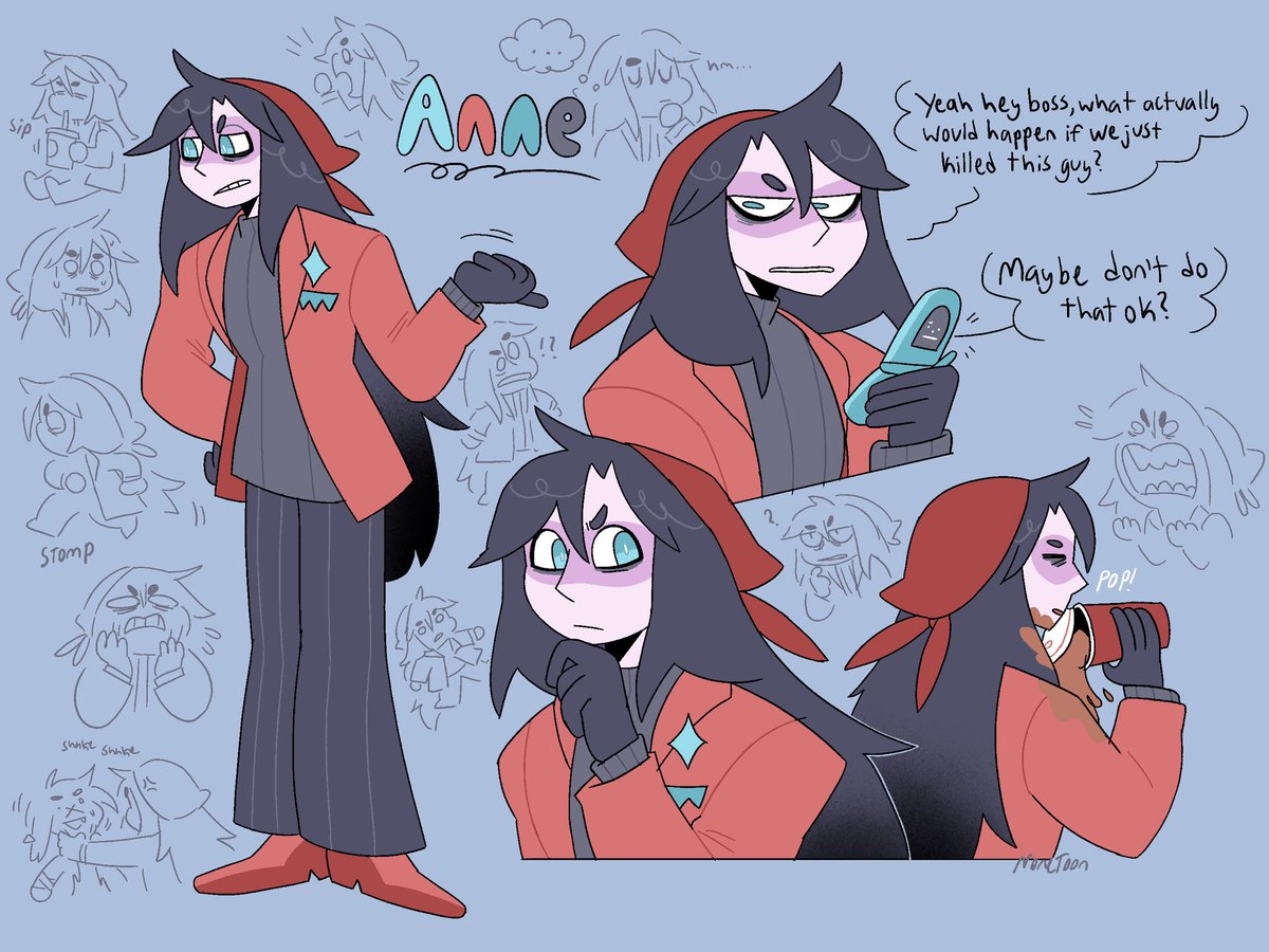 Middle school OC 3 she works with Dax and Jalness to do whatever and has probably only ever had 2 hours of sleep ever for her whole life