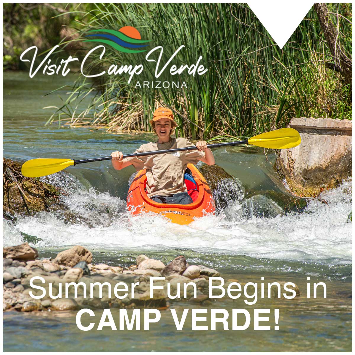 Plan your summer adventure in Camp Verde! 🌞  👉 visitcampverde.com

#ExploreArizona #VisitCampVerde  #VerdeValley #FamilyActivity #SummerVacation #AZSummer