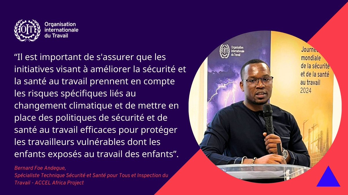 Du 24 au 30 avril 2024, en collaboration avec l'@OITAbidjan, le Gouvernement ivoirien, le Ministère de l'Emploi et les partenaires sociaux se sont réunis pour la #JMSST. Ensemble contre le #travaildesenfants.